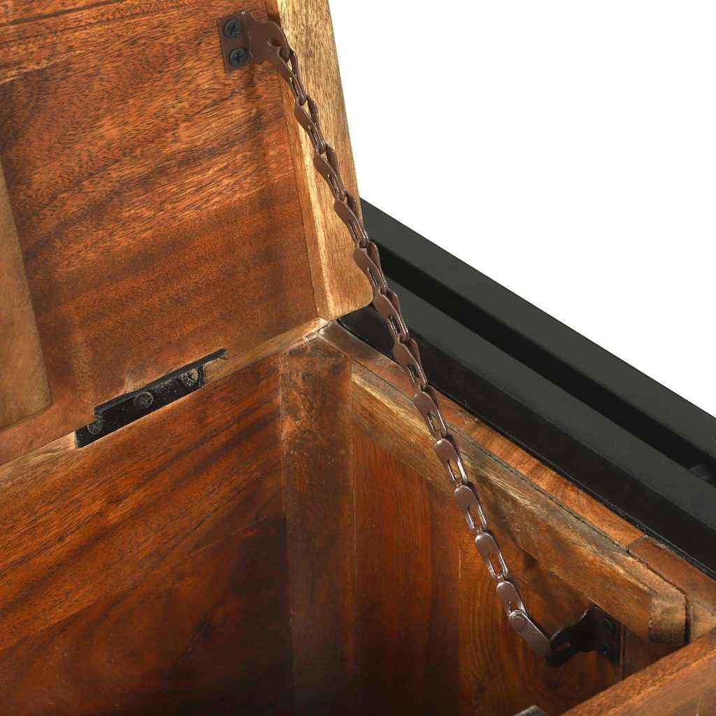 Couchtisch Braun 90 x 50 x 38 cm Massives Altholz