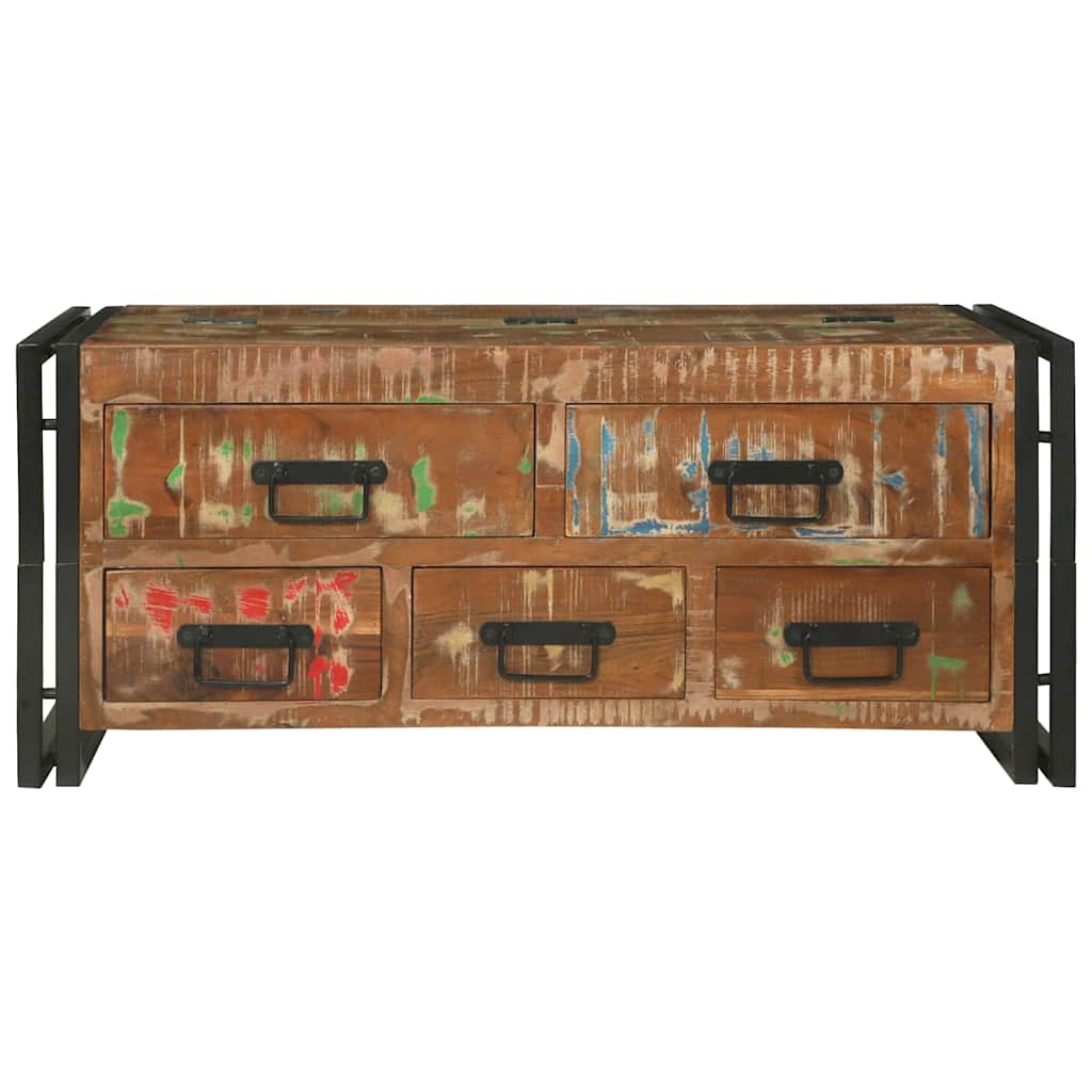 Couchtisch Braun 90 x 50 x 38 cm Massives Altholz