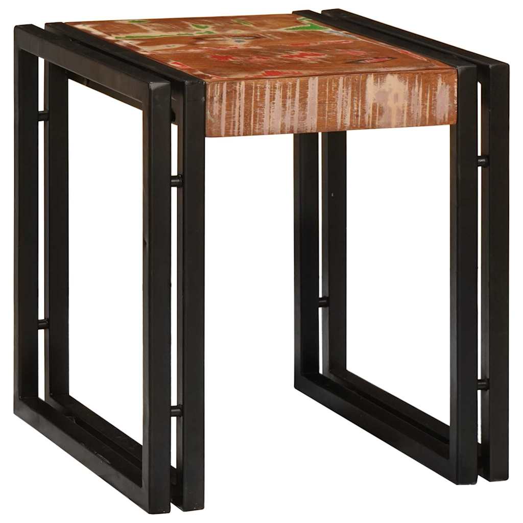 Nestingtisch 3 stk. Braun und Schwarz 82 x 40 x 45 cm