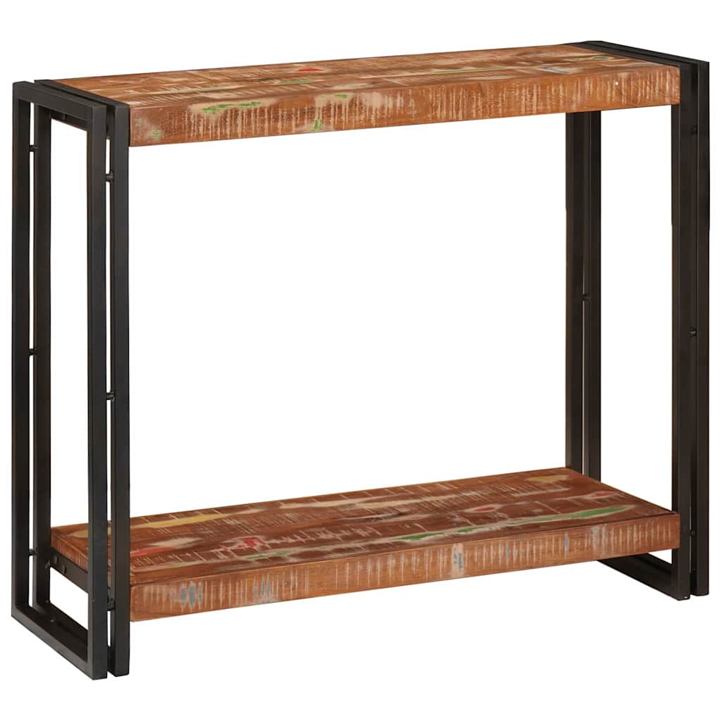 Konsolentisch 90 x 33 x 75 cm Massives upgecyceltes Holz