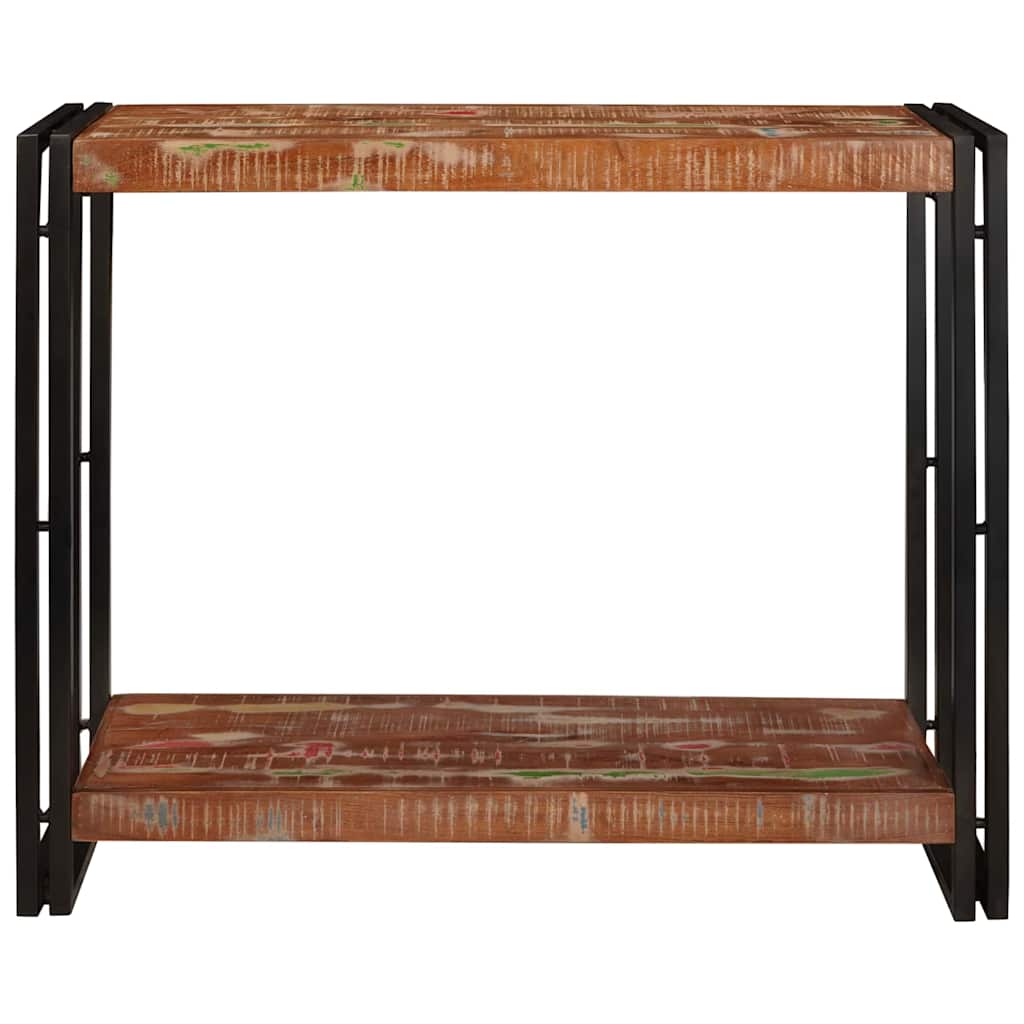 Konsolentisch 90 x 33 x 75 cm Massives upgecyceltes Holz