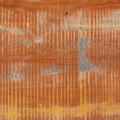 TV-Schränk mit Tür Mehrfarbig 120 x 33 x 50 cm Massives Altholz