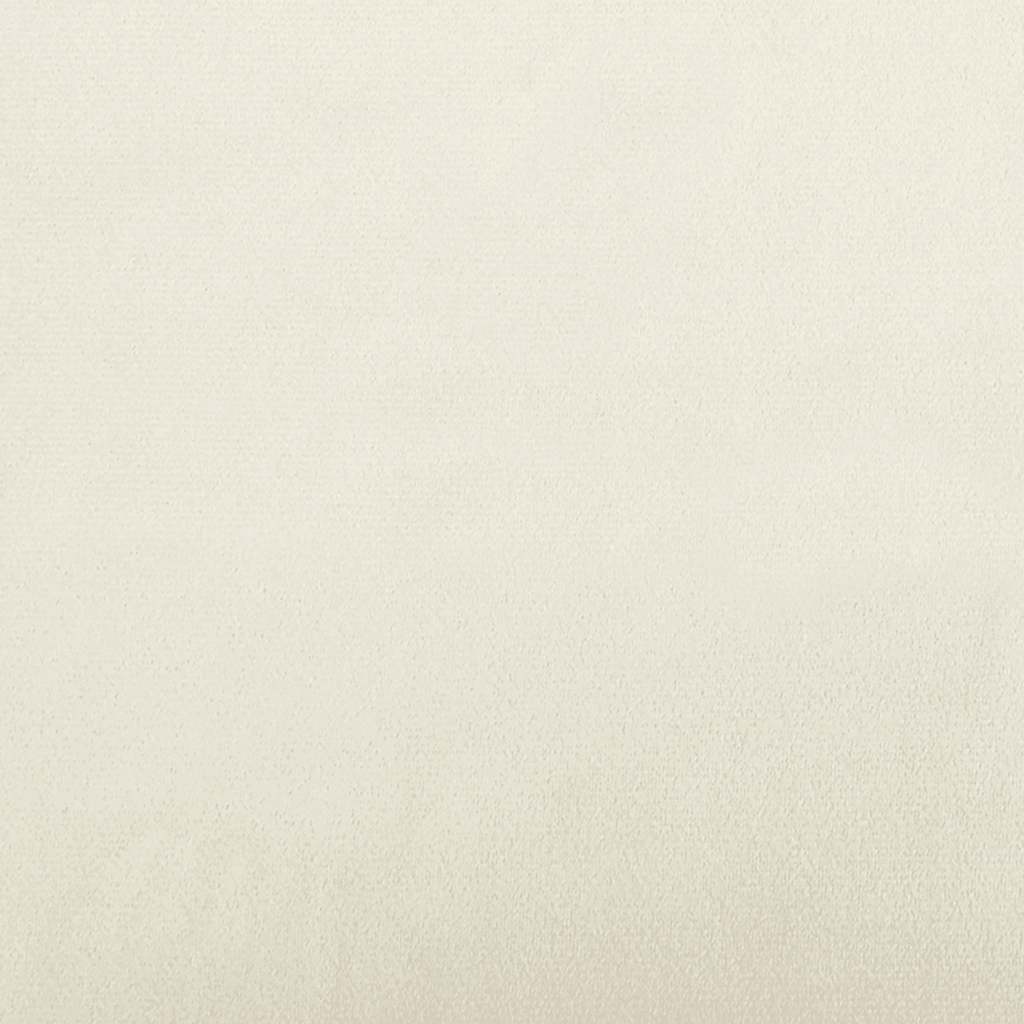 Modulares Sofa mit Kissen Samt Cream