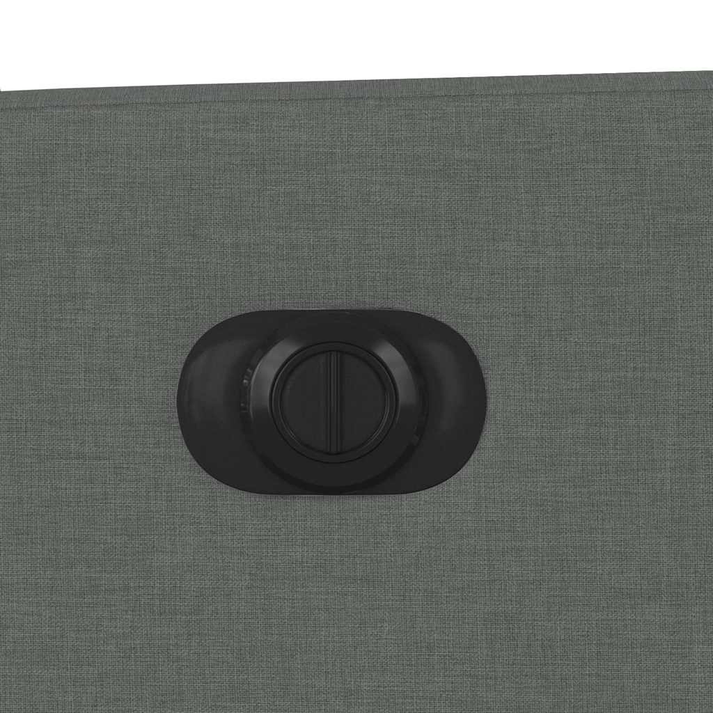 Relaxsessel mit Aufstehhilfe Elektrisch Dunkelgrau Stoff