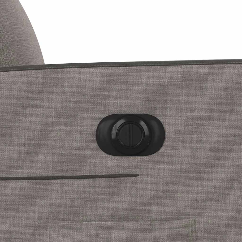 Relaxsessel Elektrisch Taupe Stoff