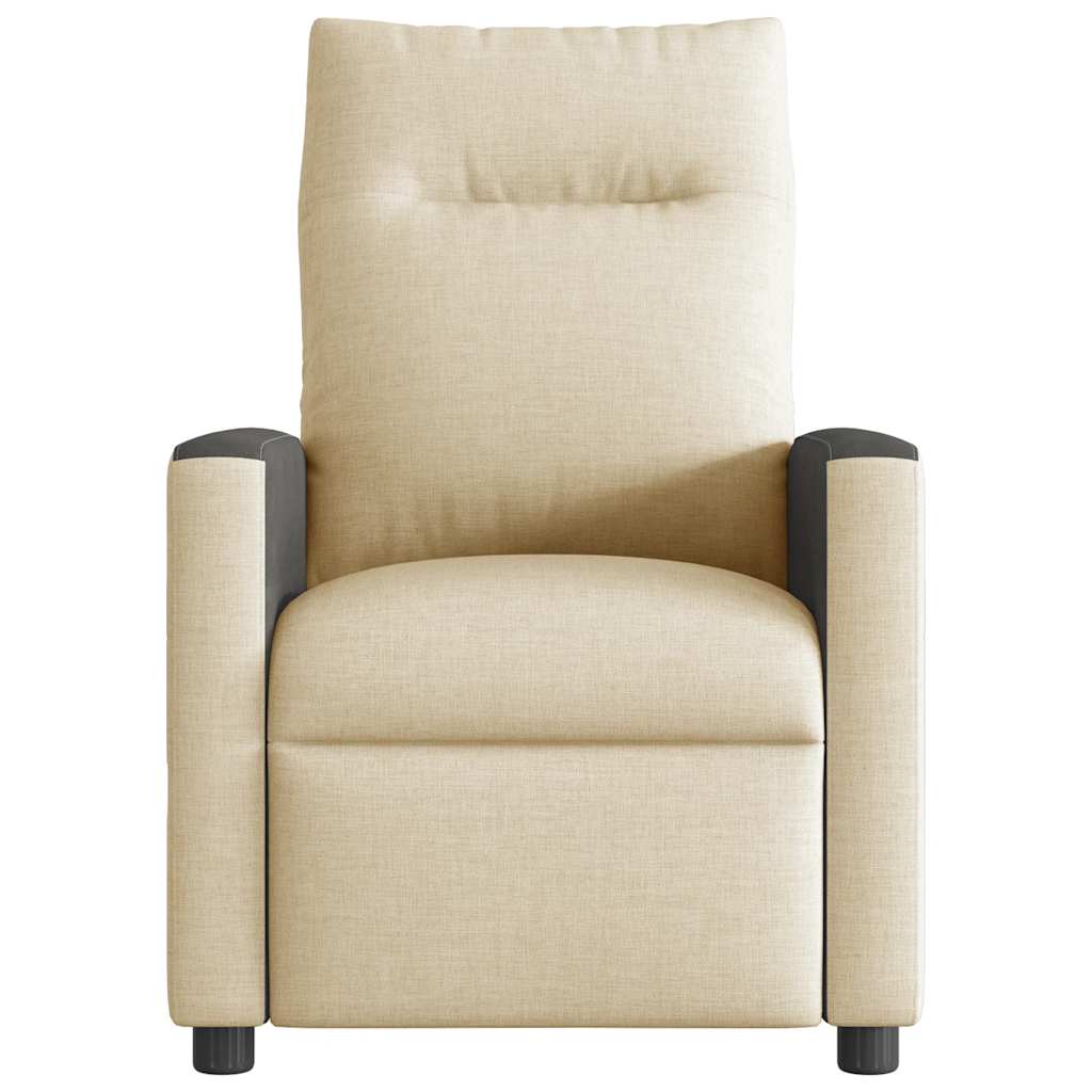 Massagesessel Elektrisch Creme Stoff