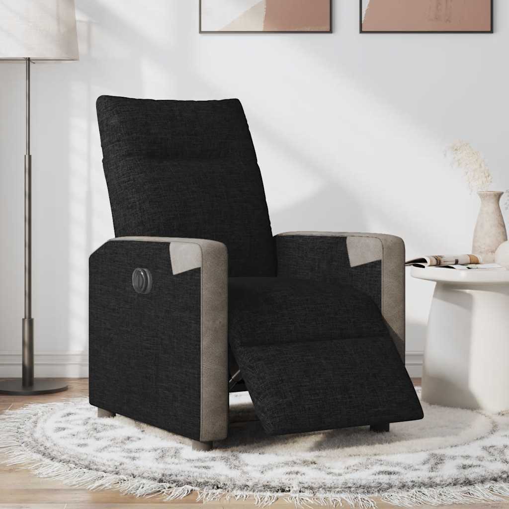 Relaxsessel Elektrisch Schwarz Stoff