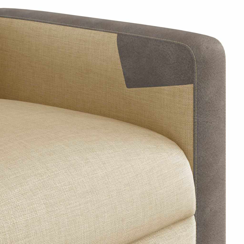 Relaxsessel Elektrisch Creme Stoff