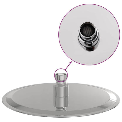 Regenbrause Edelstahl 304 20 cm Rund