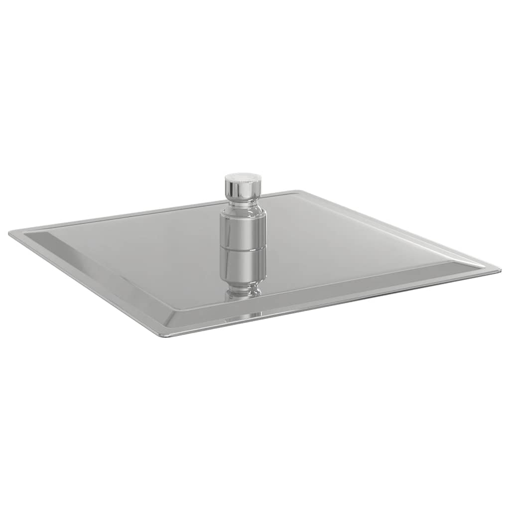 Regenbrause Edelstahl 304 20x20 cm Quadrat
