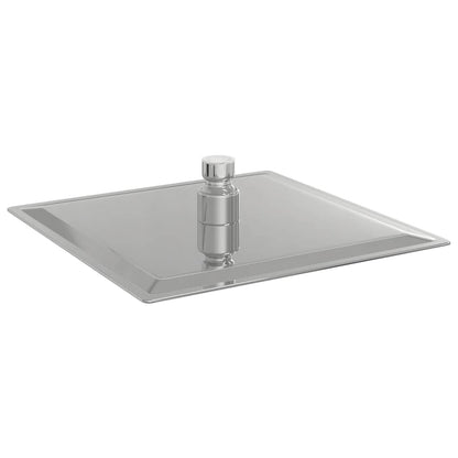Regenbrause Edelstahl 304 20x20 cm Quadrat