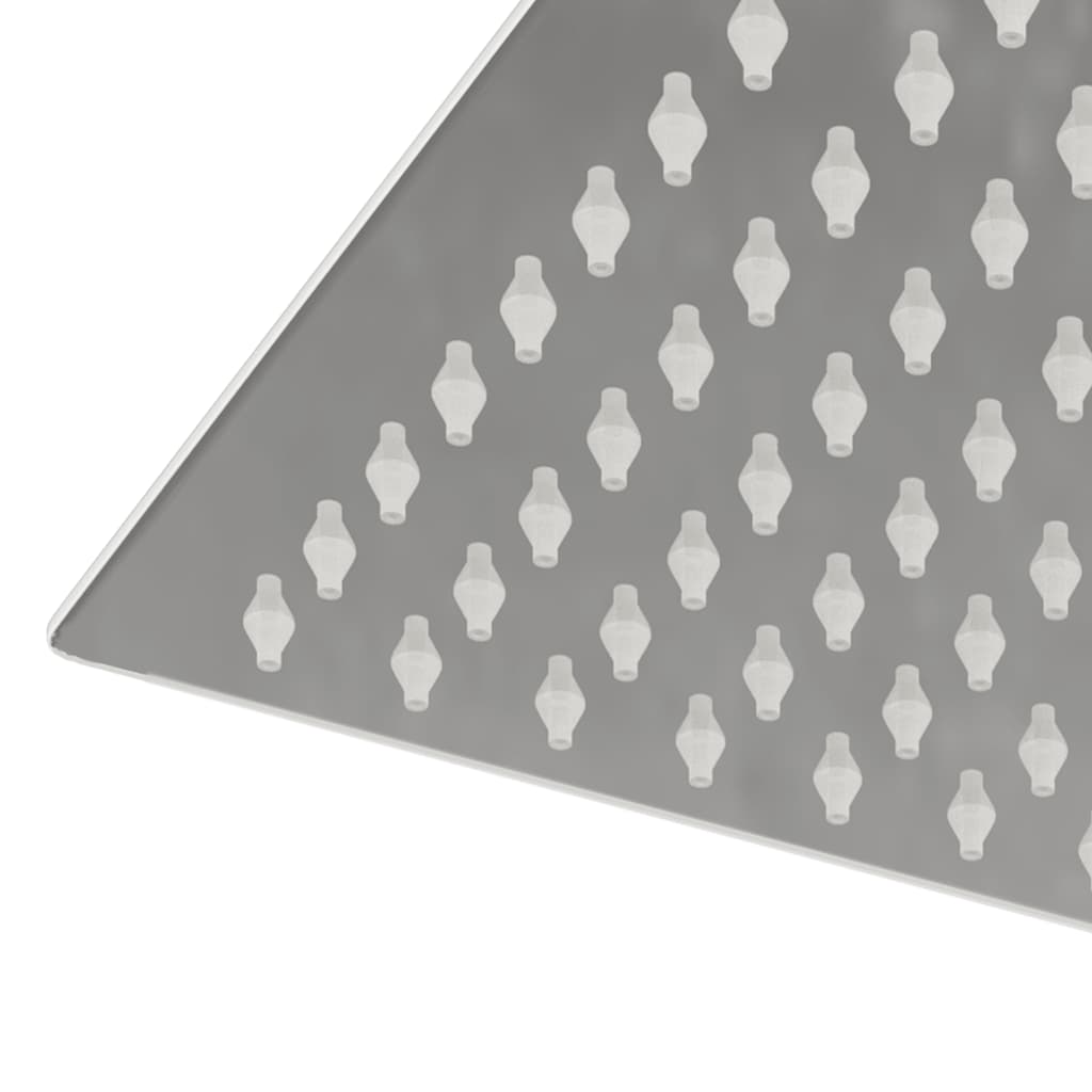 Regenbrause Edelstahl 304 20x20 cm Quadrat