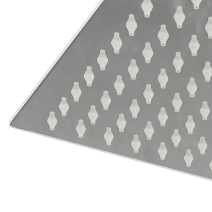 Regenbrause Edelstahl 304 20x20 cm Quadrat