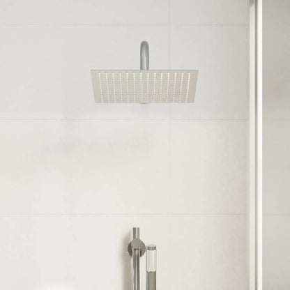 Regenbrause Edelstahl 304 25x25 cm Quadrat