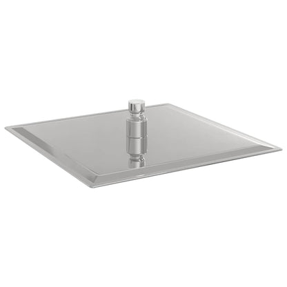Regenbrause Edelstahl 304 25x25 cm Quadrat