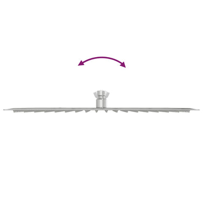 Regenbrause Edelstahl 304 40x40 cm Quadrat