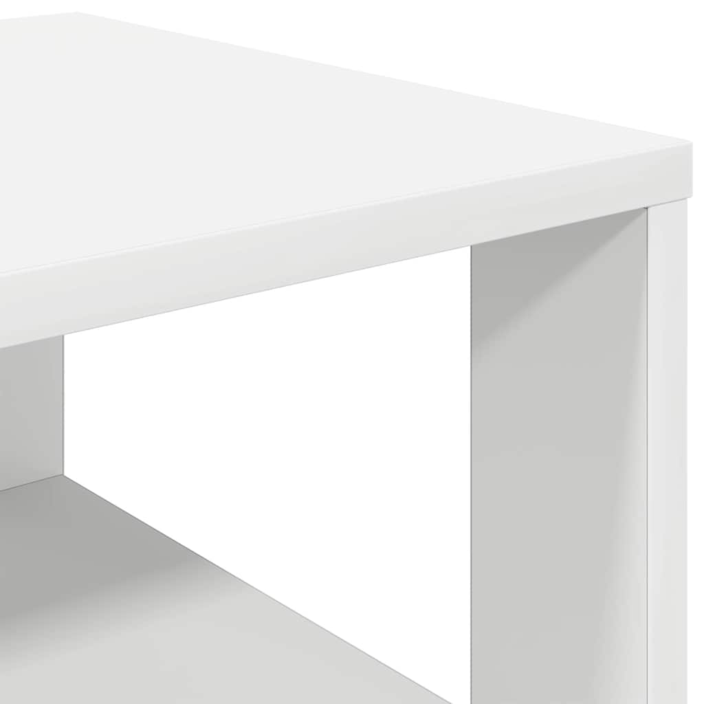 Étagère à chaussures blanc 61x32x105 cm en bois