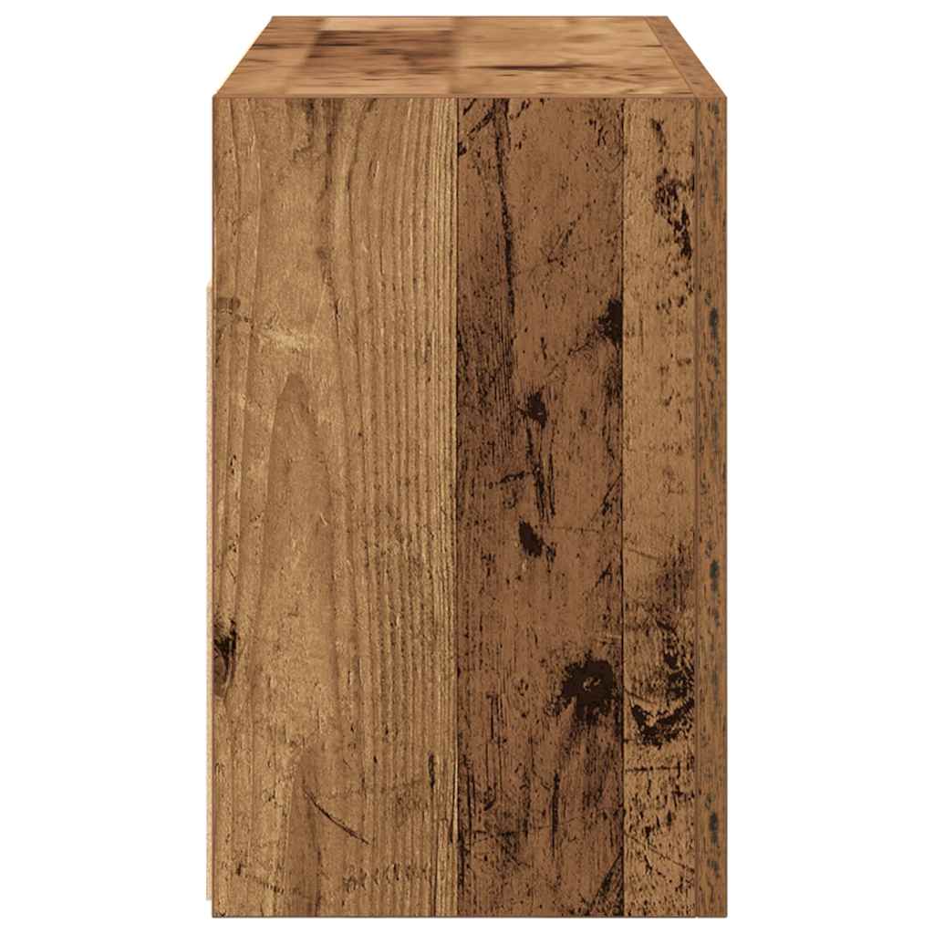 Bad-Wandschrank Altholz-Optik 60x25x40 cm Holzwerkstoff