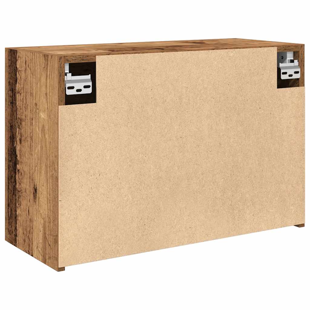 Bad-Wandschrank Altholz-Optik 60x25x40 cm Holzwerkstoff