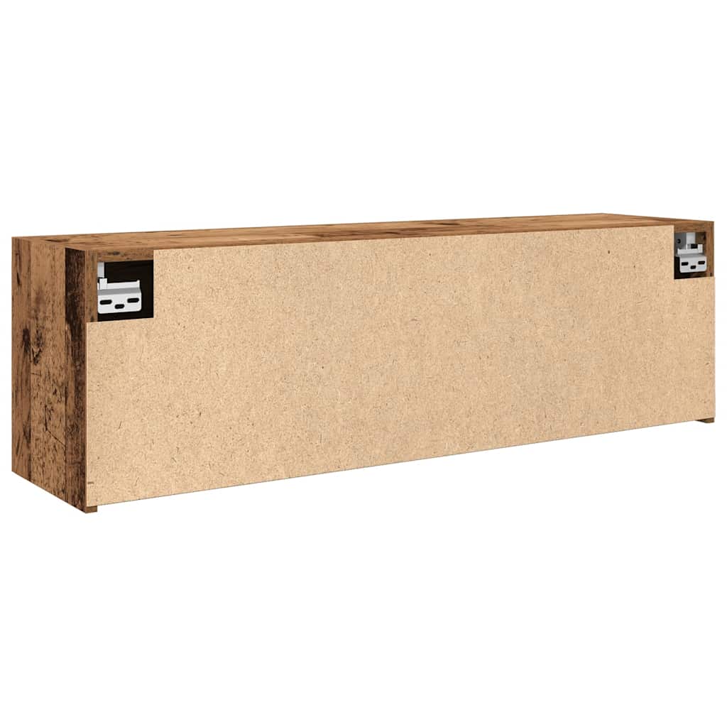 Bathroom wall cabinet old wood look 100x25x30 cm wood material