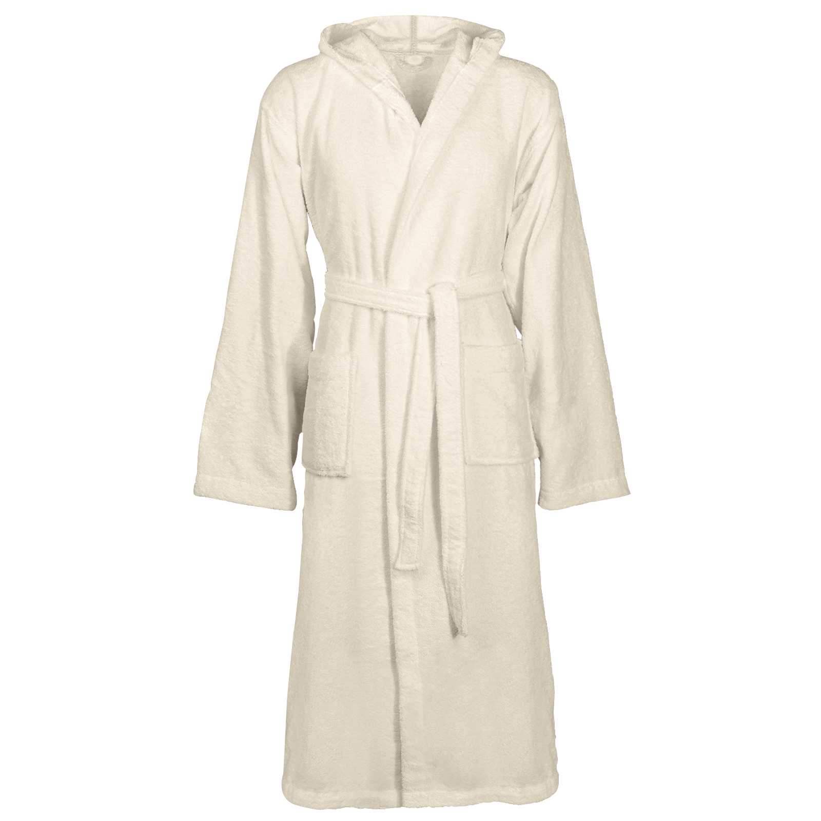 Bademantel KINN Creme XL Baumwolle