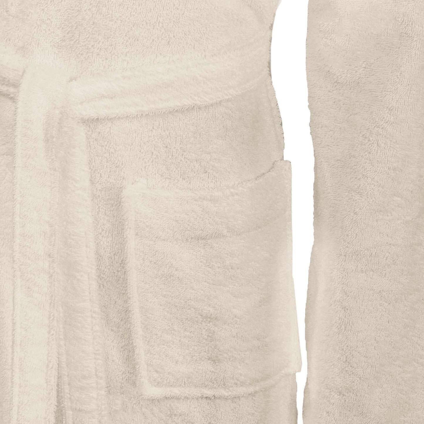 Bademantel KINN Creme XXXL Baumwolle