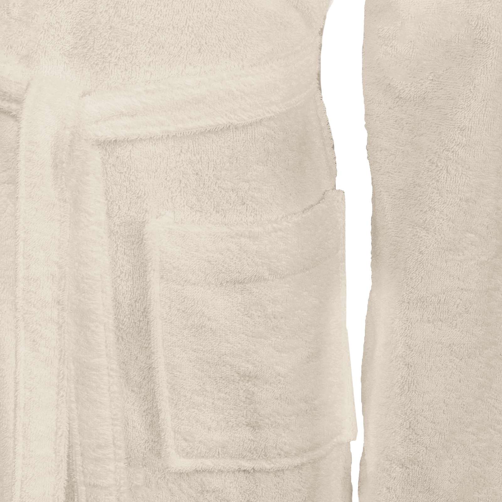 Bademantel KINN Creme XXXL Baumwolle