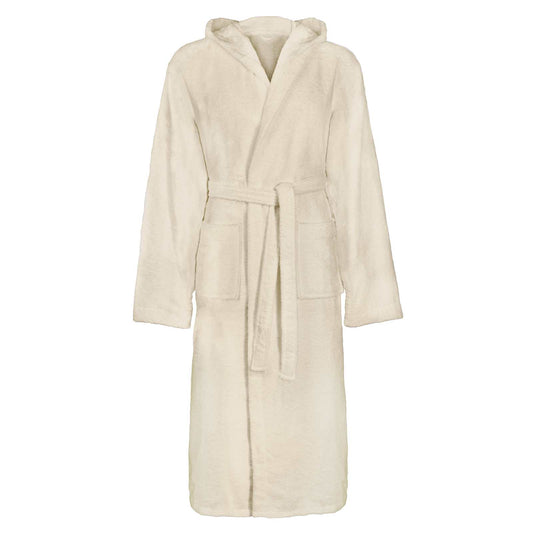 Bademantel KINN Creme XXXL Baumwolle