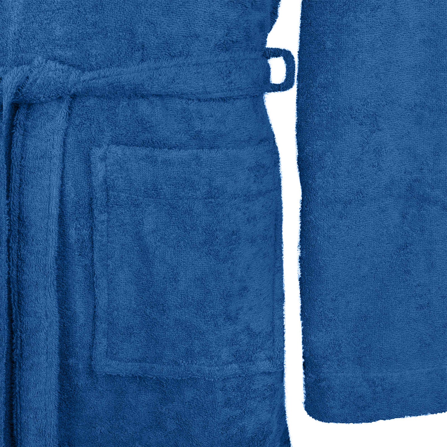Bademantel KINN Blau XXL Baumwolle
