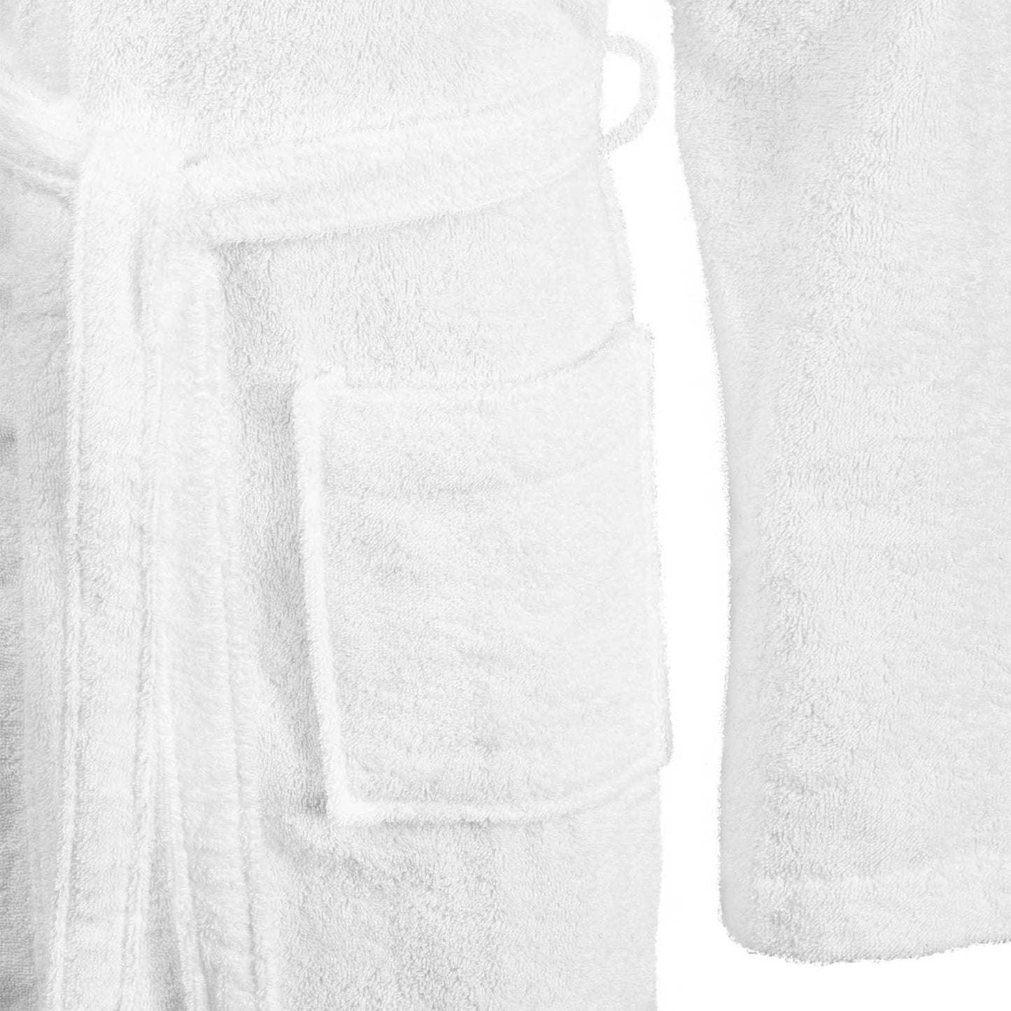 Bademantel KINN Weiß XXL Baumwolle