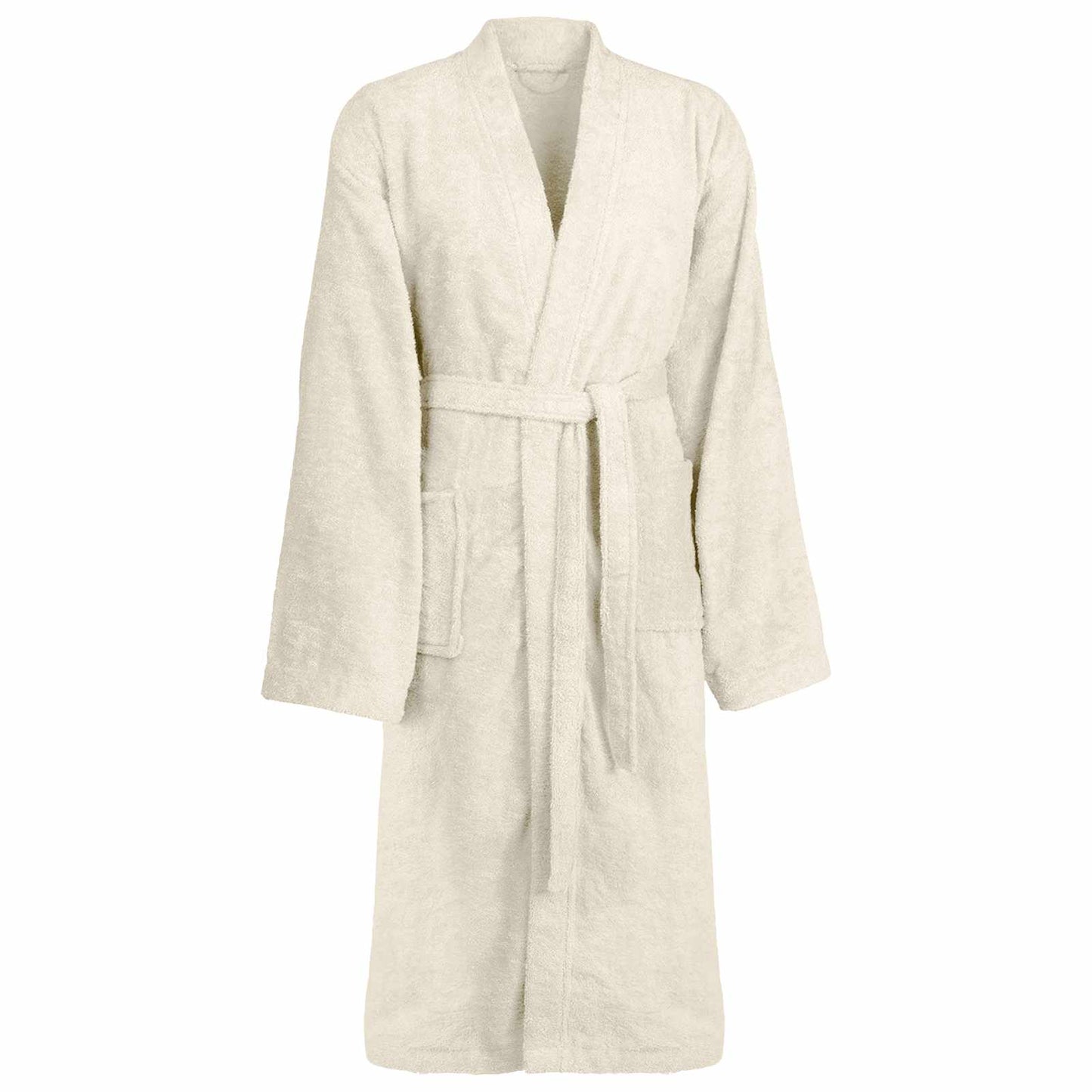 Bademantel KINN Creme L Baumwolle