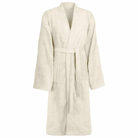 Bademantel KINN Creme L Baumwolle