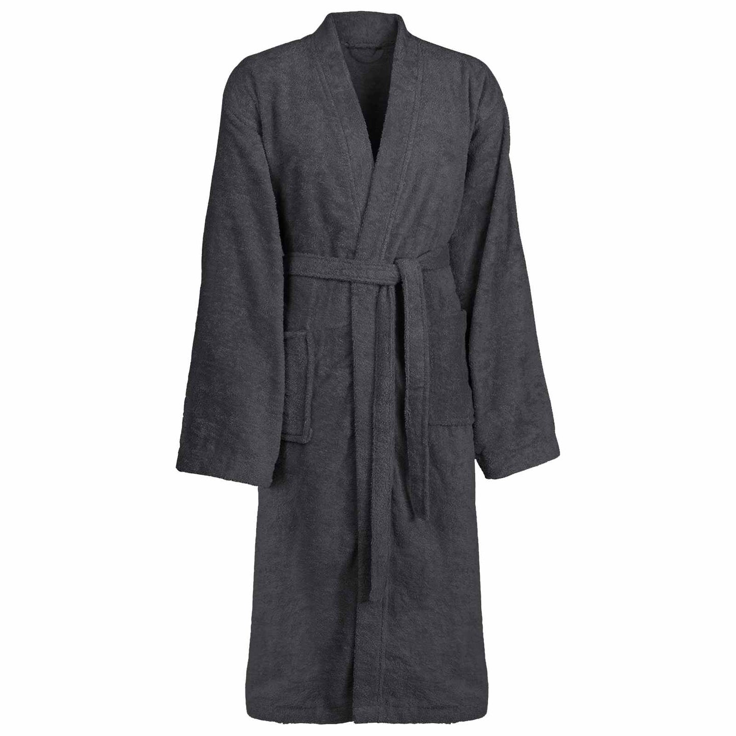 Bademantel KINN Anthrazit XXXL Baumwolle