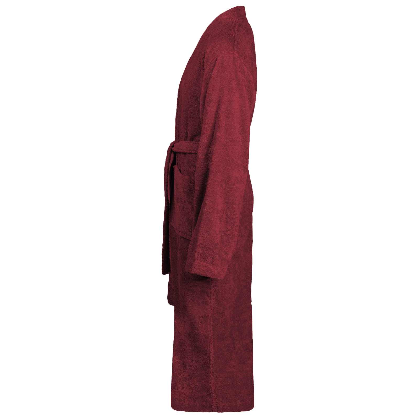 Bademantel KINN Rot M Baumwolle
