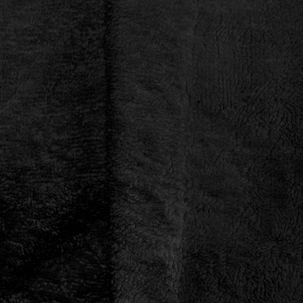 Bademantel KINN Schwarz M Baumwolle