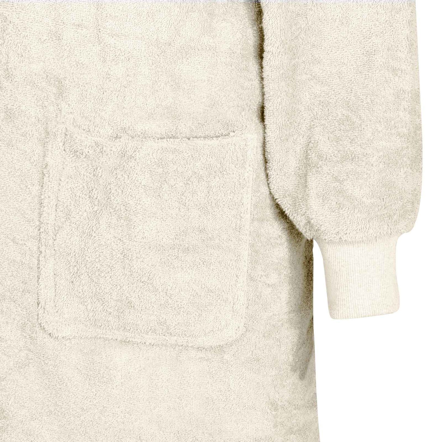 Decken-Hoodie KINN Creme L Baumwolle