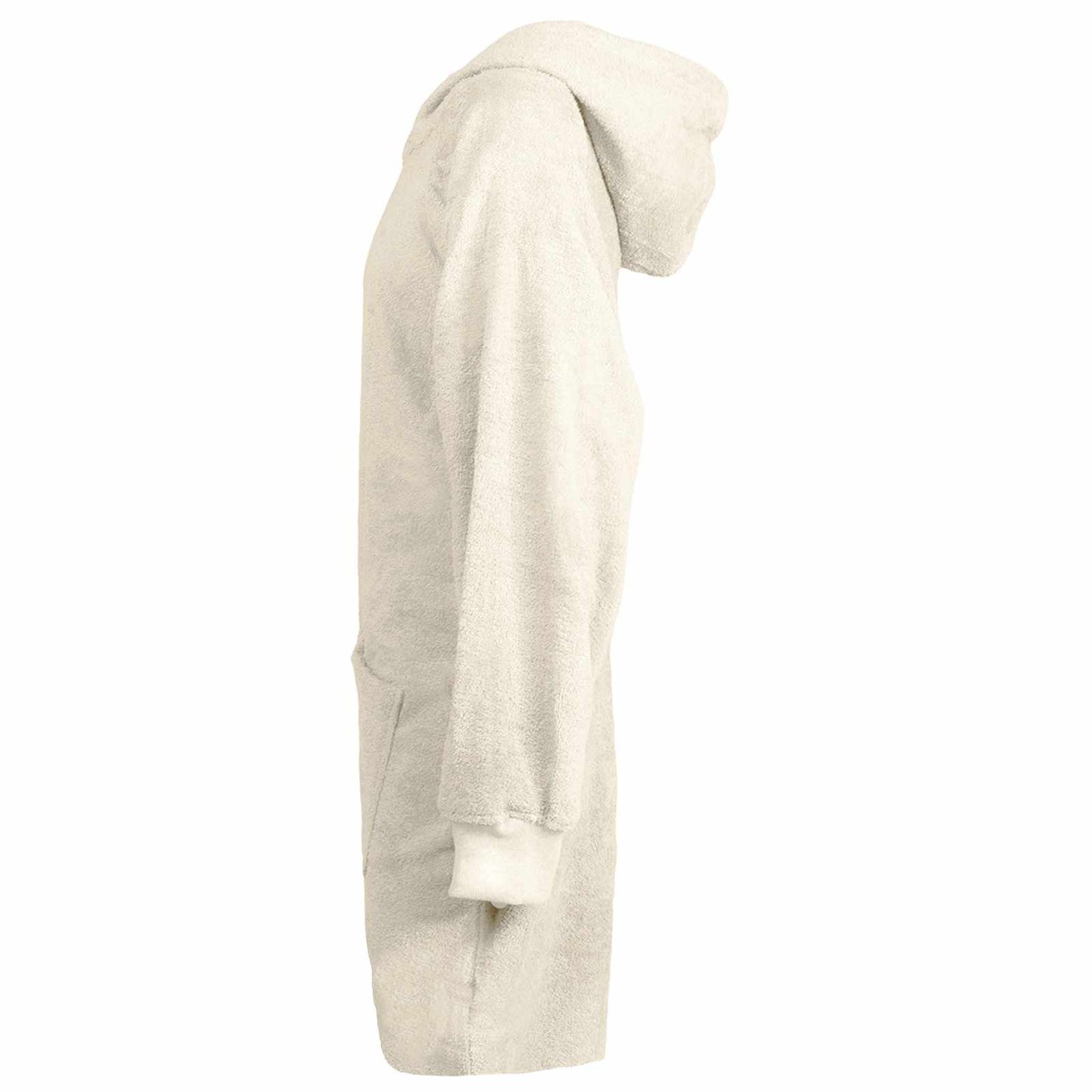Decken-Hoodie KINN Creme L Baumwolle