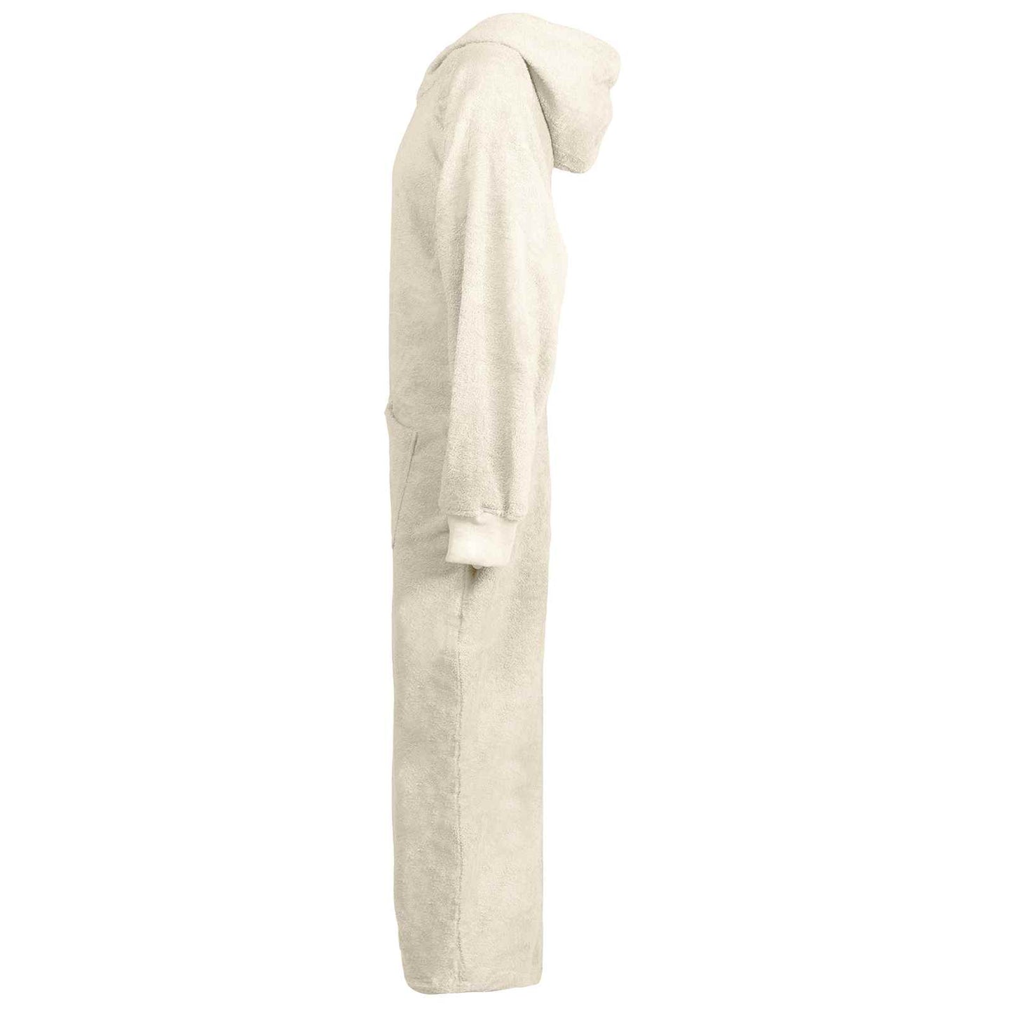 Decken-Hoodie KINN Creme XXL Baumwolle