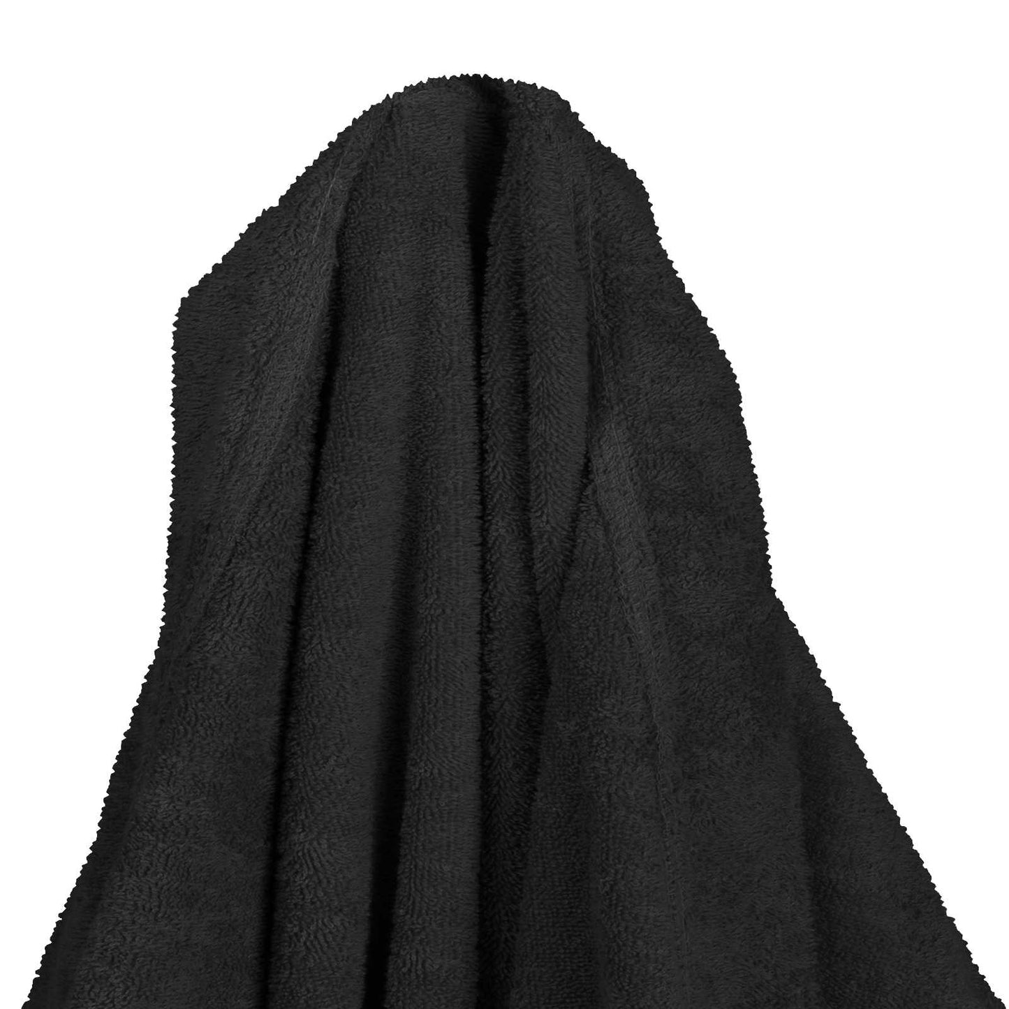 Decken-Hoodie KINN Schwarz XL Baumwolle