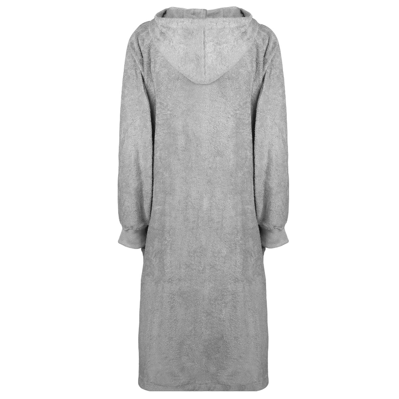Decken-Hoodie KINN Grau XL Baumwolle