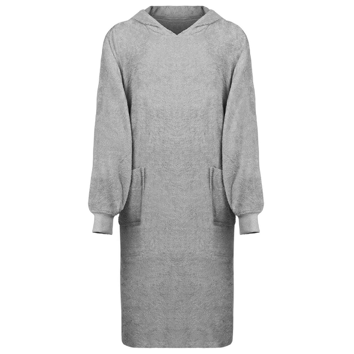 Decken-Hoodie KINN Grau XL Baumwolle