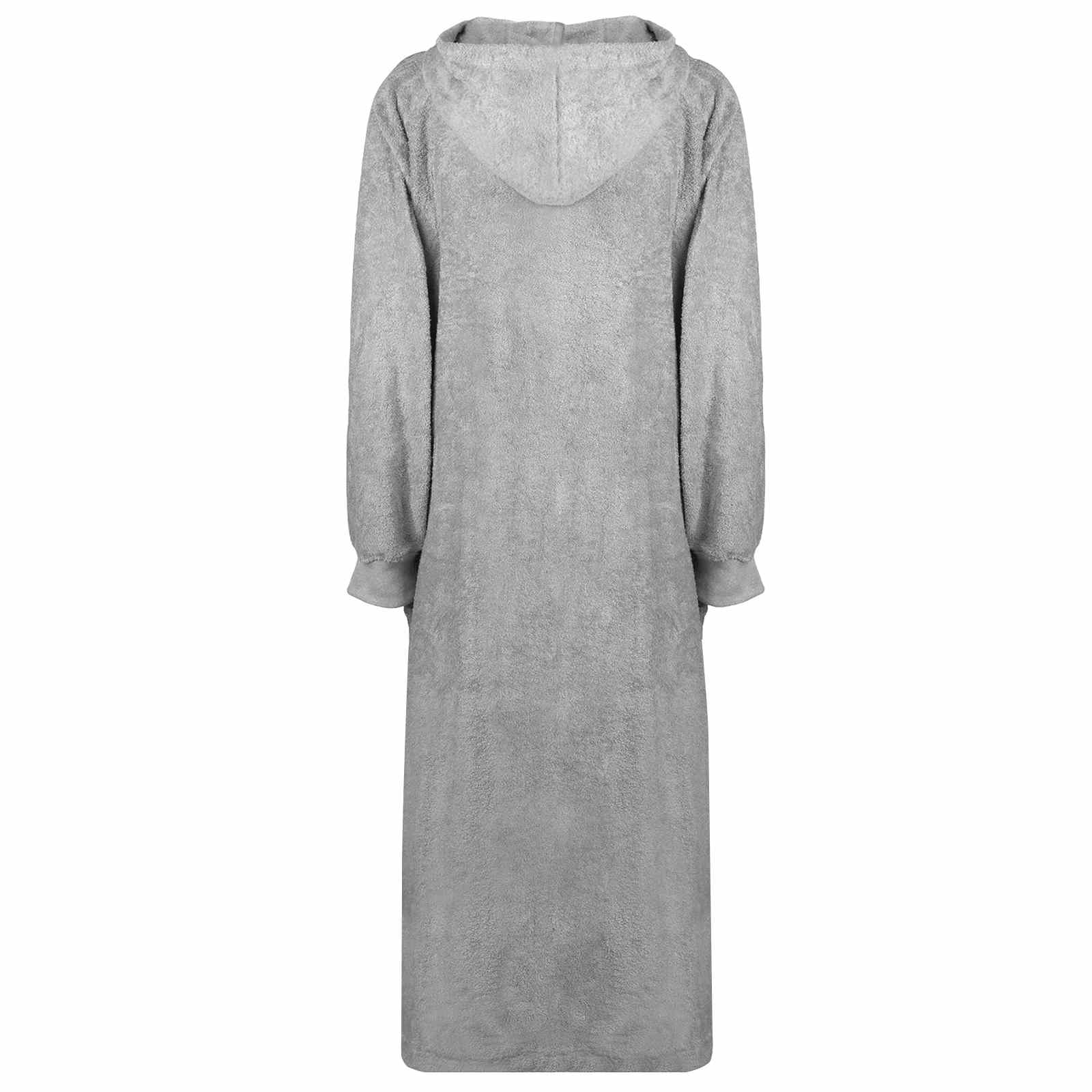 Decken-Hoodie KINN Grau XXL Baumwolle