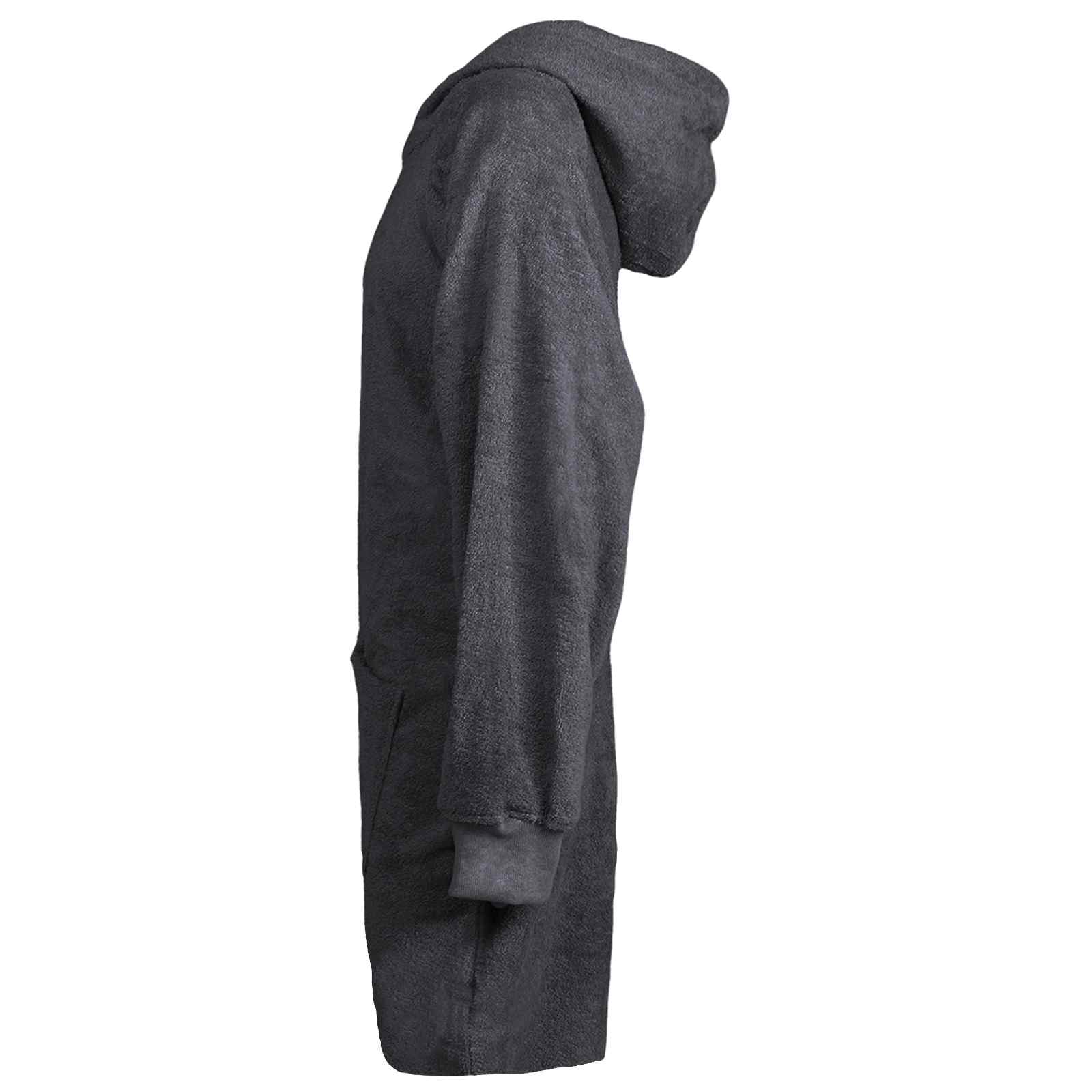 Decken-Hoodie KINN Anthrazit L Baumwolle