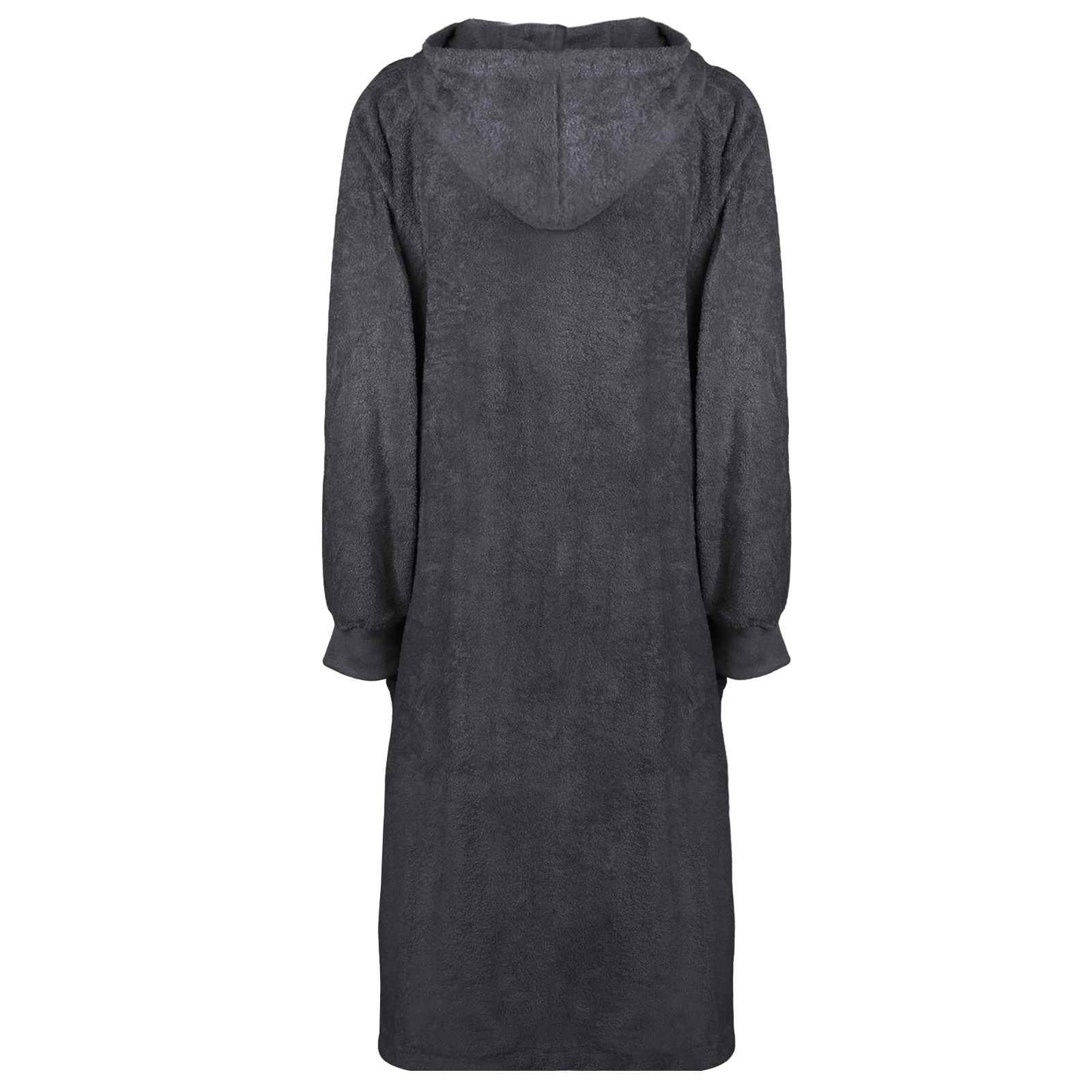Decken-Hoodie KINN Anthrazit XL Baumwolle