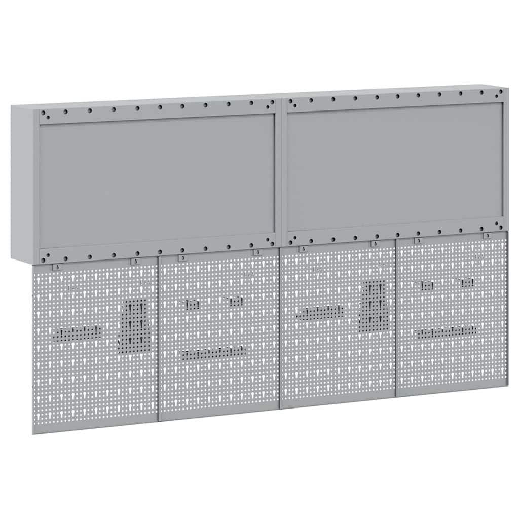 Werkzeugschrank-Set 6 Stk. Rot Pulverbeschichteter Stahl