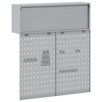 Werkzeugschrank-Set 3 stk. Schwarz Pulverbeschichteter Stahl
