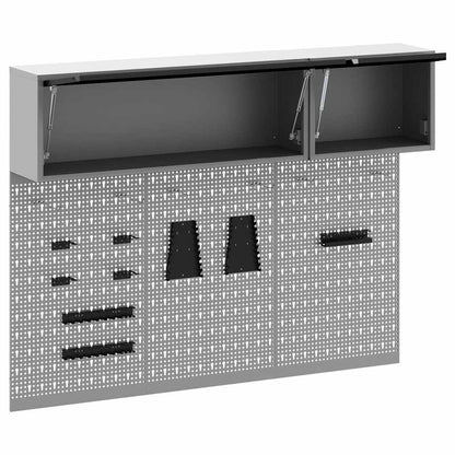 Werkzeugschrank-Set 5 stk. Schwarz Pulverbeschichteter Stahl