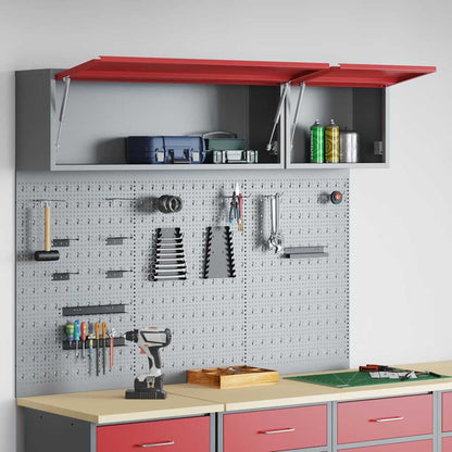 Werkzeugschrank-Set 5 stk. Rot Pulverbeschichteter Stahl