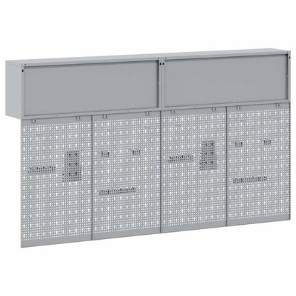 Werkzeugschrank-Set 6 stk. Schwarz Pulverbeschichteter Stahl