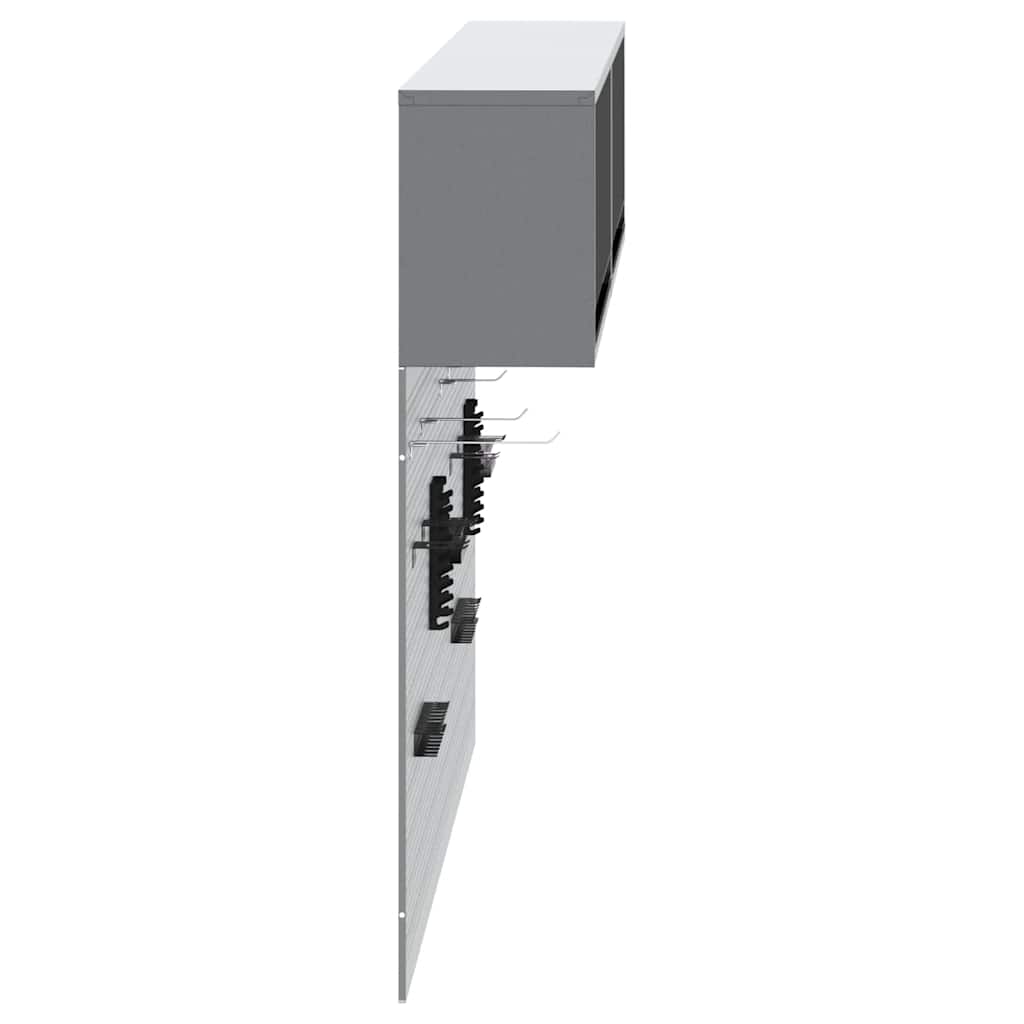 Werkzeugschrank-Set 6 stk. Schwarz Pulverbeschichteter Stahl